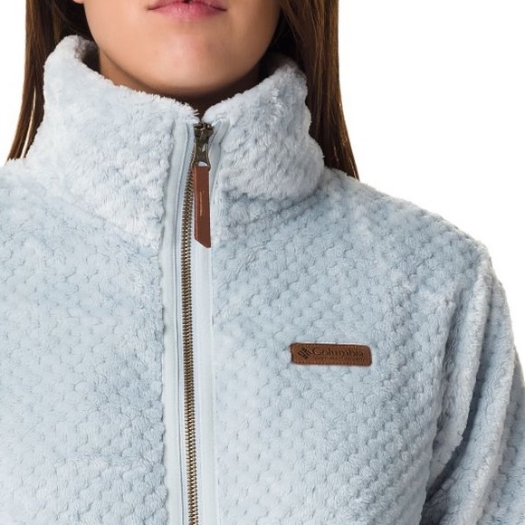 Columbia Women's Fire Side II Sherpa Full Zip Fleece - Worn Once XS Cirrus Gray - Picture 10 of 10